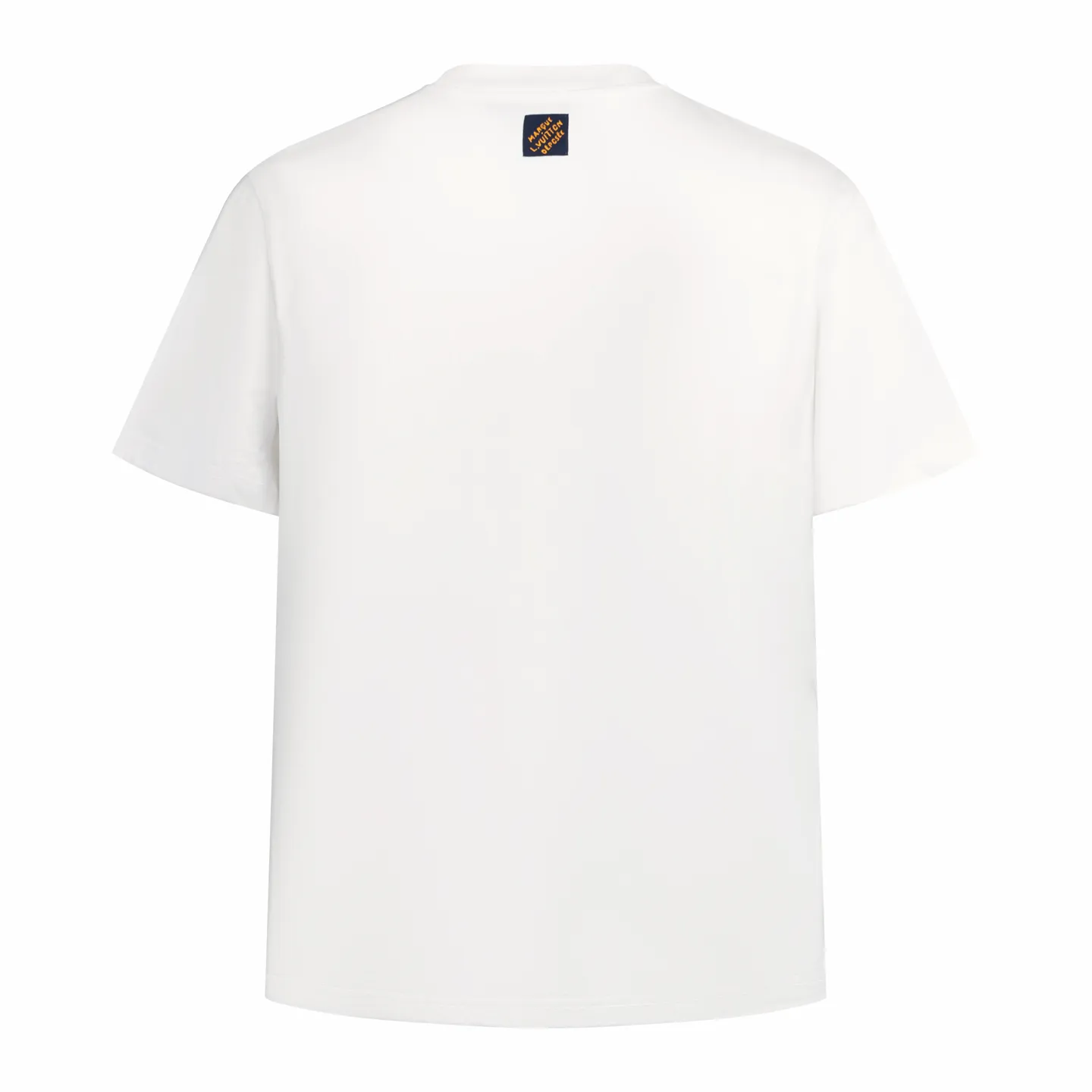 🅿️280 1v 25FW hand-signed letter embroidered short sleeves. The fabric is made of 12S 230g plain cotton fabric, and the rib is made of 32S 300g double yarn stretch rib. This cotton T-shirt is made of soft wool-like yarn, with logos and letters embroidered on the front and back, creating a visual effect that resembles a knitted texture. Suitable for matching with various casual styles, showing fun and elegant style. The fabric is made of 12S cotton to ensure breathability and softness for daily wear. The high-density ribbing on the neckline improves elasticity and deformation resistance through a double yarn structure and higher weight, forming a practical structure of "primary flexibility and supplementary toughness". Flat stitch embroidery three-dimensional craft is a special embroidery technique that uses flat stitch to create embroidery with a three-dimensional feel. This process creates a richer three-dimensional effect and layering by precisely controlling the depth and angle of the stitches and increasing the density and length. Size:XS-S-M-L